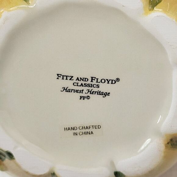 Fitz & Floyd Classics Harvest Heritage Fall Gourd 48 Oz Pitcher 68/605 Discontin - Picture 7 of 14